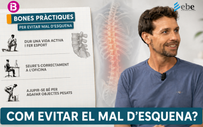 Entrevista sobre hábitos saludables y salud de la espalda en IB3 Televisió